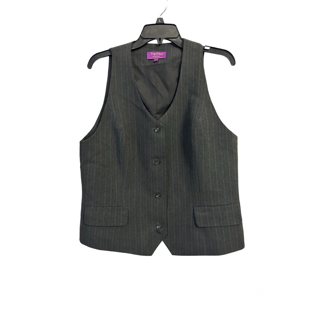 Women Grey Vest size Large